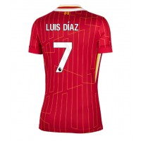 Camiseta Liverpool Luis Diaz #7 Primera Equipación Replica 2024-25 para mujer mangas cortas